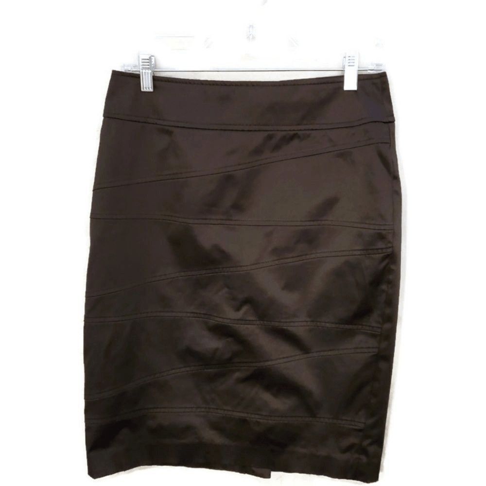 NWOT ALFANI Black Midi Skirt Size 4